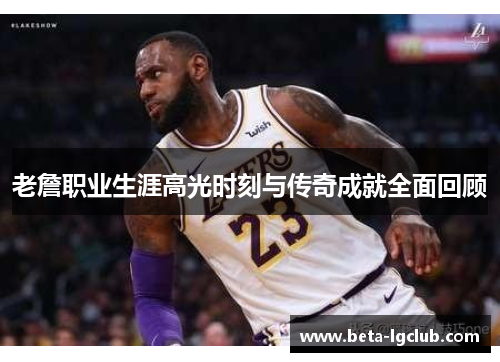 老詹职业生涯高光时刻与传奇成就全面回顾